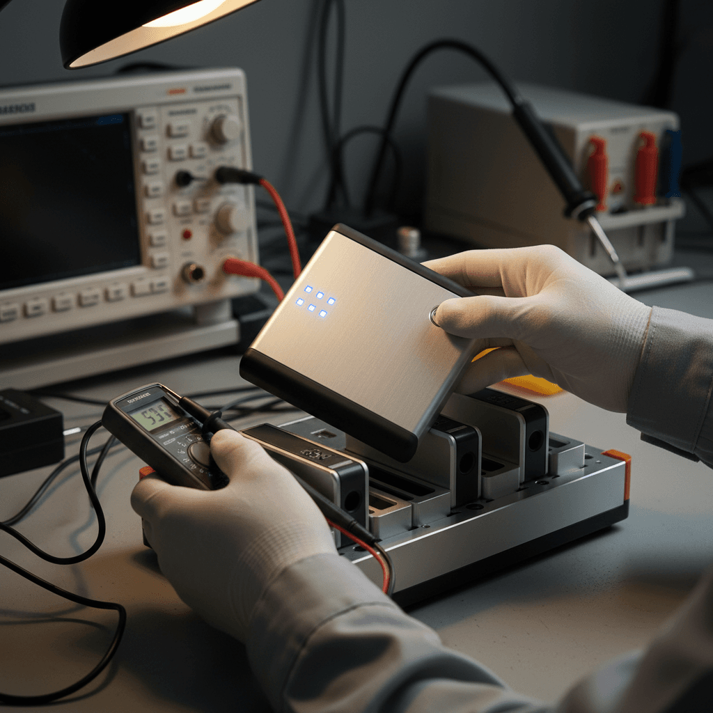 Power bank inspection and maintenance at StayLit Services